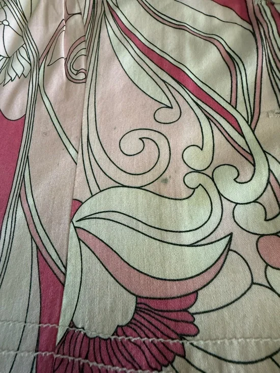 Kenar Pink Floral Sleeveless Button-Up Dress Size 8 100% Cotton - Picture 6 of 8